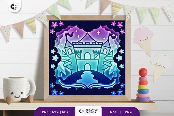 Castle 3D Shadow Box Paper Cutting SVG – A Versatile Craft for Every Occasion