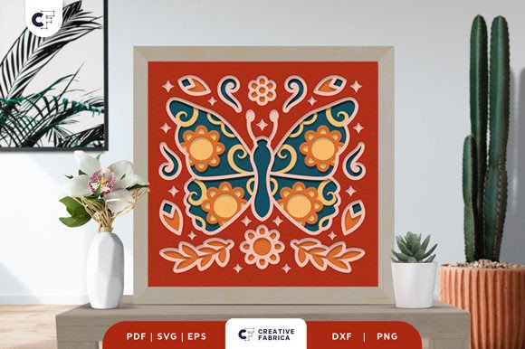 Transforming Home Decor with Butterfly Folk Art 3D Layered Paper Cut